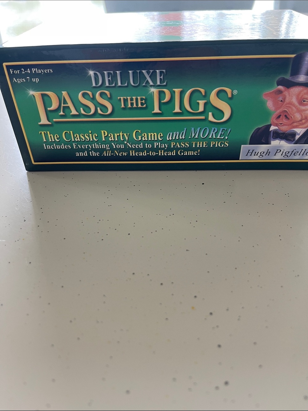 Winning Moves Deluxe Pass the Pigs Party Game - Green - Picture 5 of 7